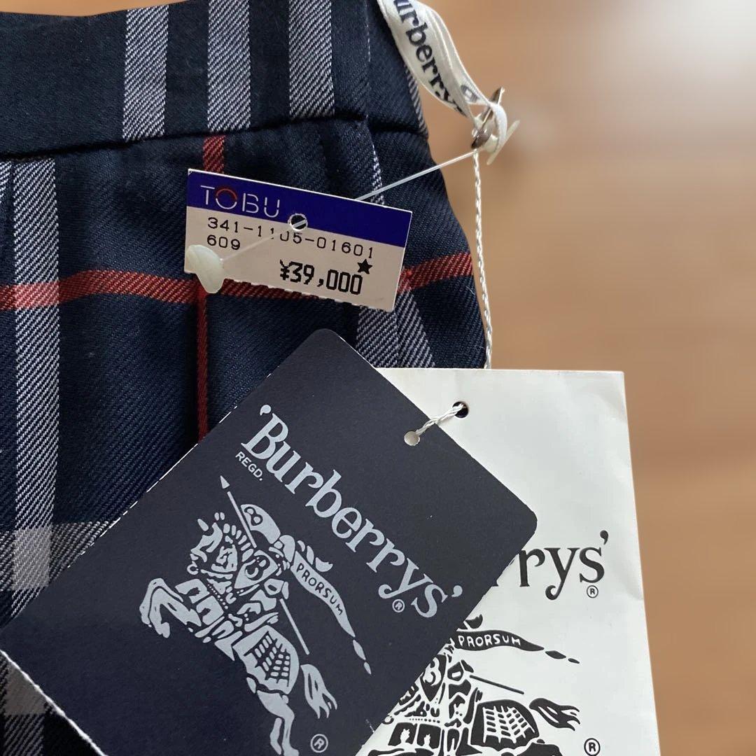♠️レア♠️Burberry's♠️ネイビープリーツスカート♠️チェック