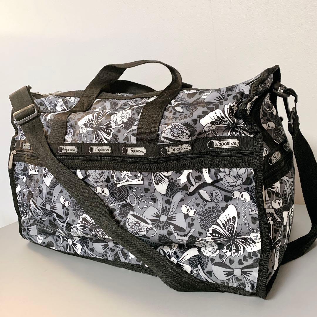 ✨極美品✨LeSportsac 2way ボストンバッグ 大容量 鍵付き