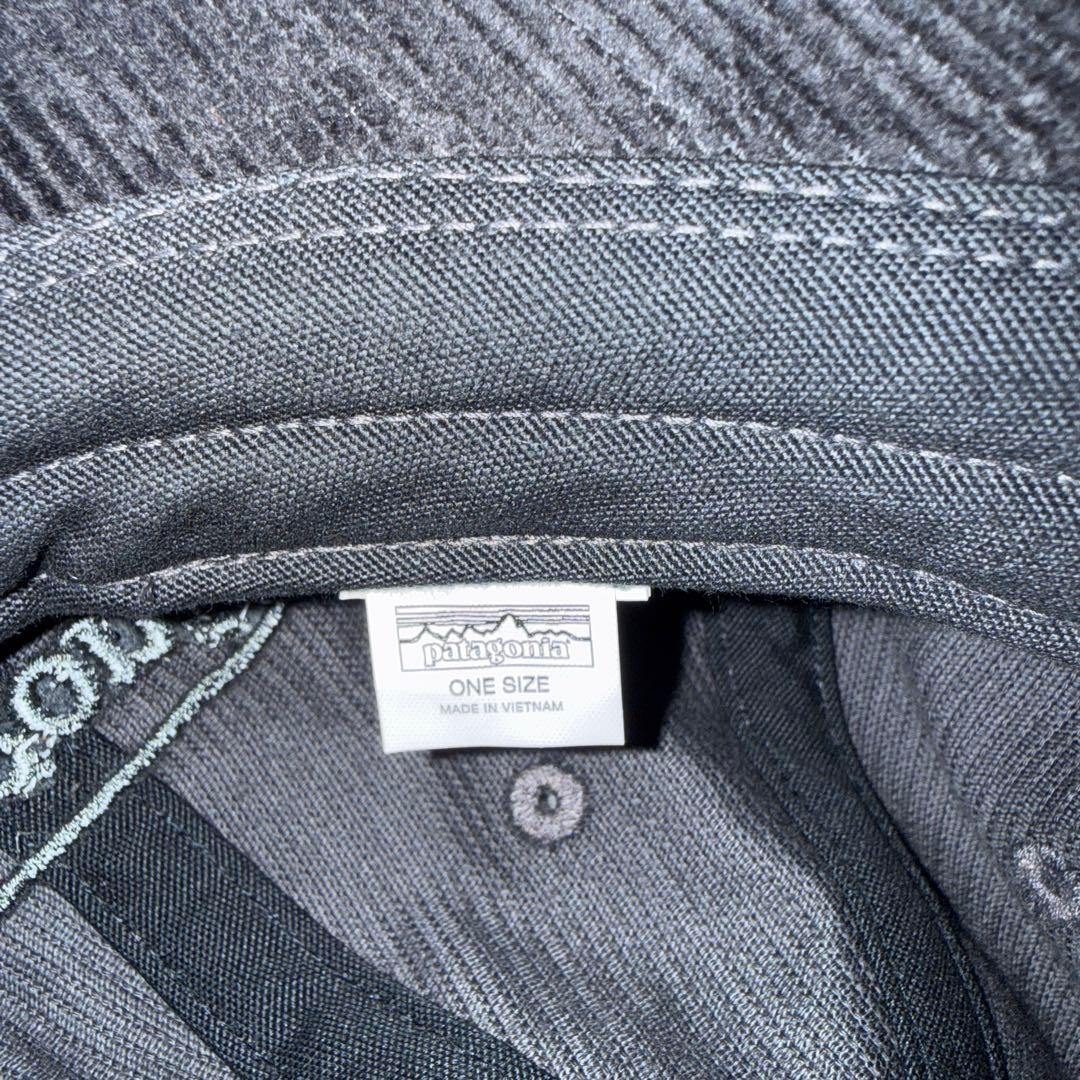 送料込 Patagonia Oval Logo コーデュロイ キャップ ブラック