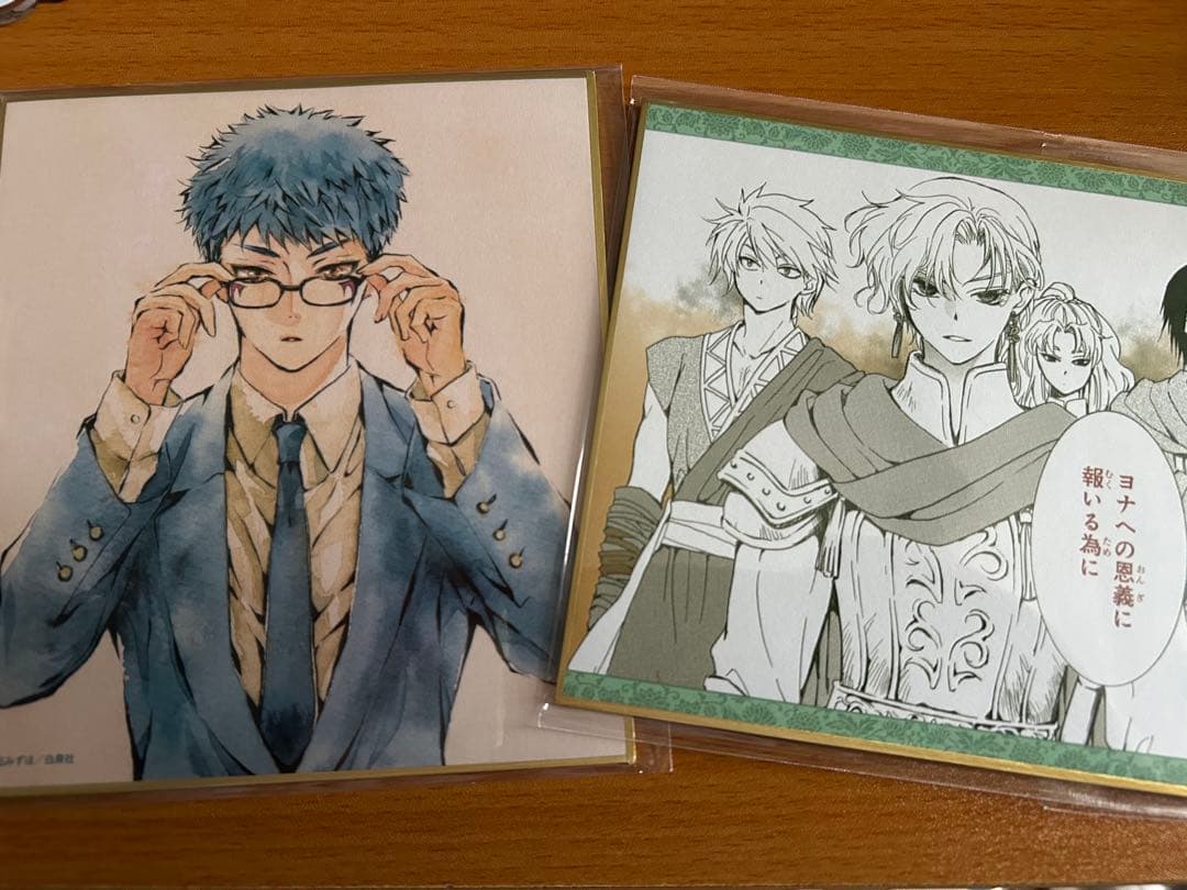 花とゆめ2号　暁のヨナアクリルスタンド　漫福ガチャミニ色紙8枚　アクリルプレート