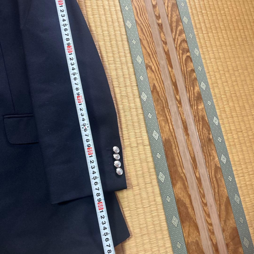 バーバリーロンドン紺ブレ三つボタンたいぷ