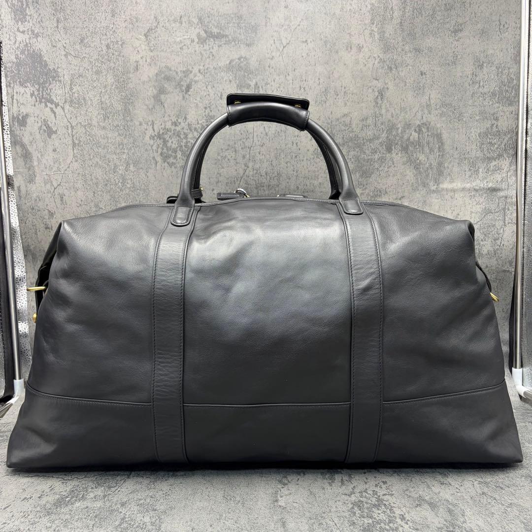 美品 オールドコーチ ボストンバッグ レザー トラベル ハンド 0503 黒