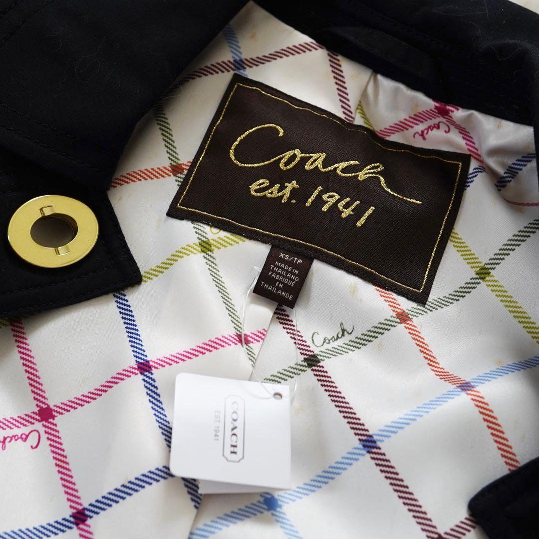 新品・未使用｜春先に COACH ネイビー スプリングコート