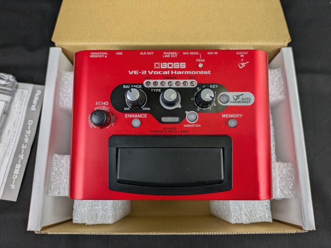 ボス BOSS Vocal Harmonist VE-2 新品同様品 送料込