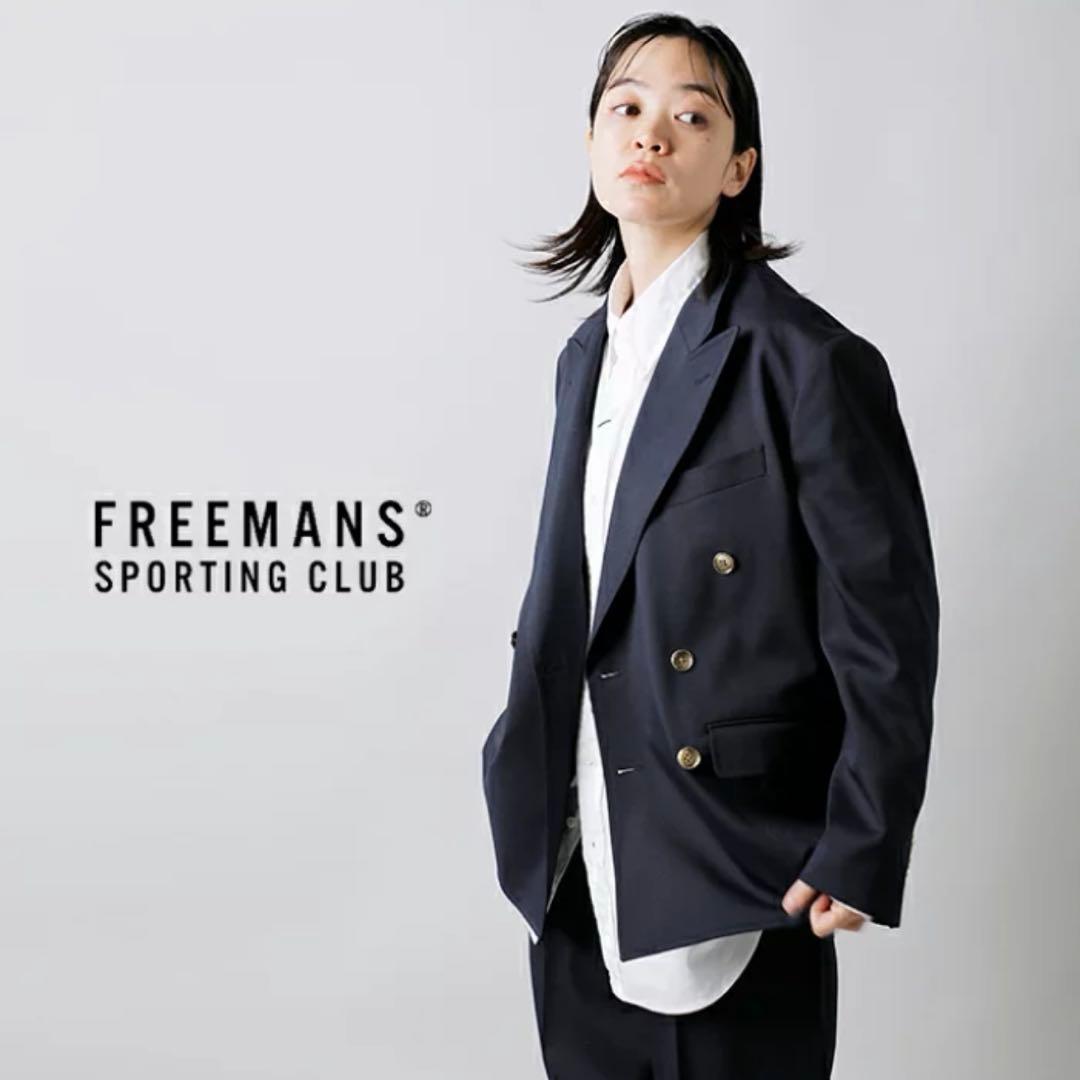 FREEMANS SPORTING CLUB ダブルジャケット ブラック