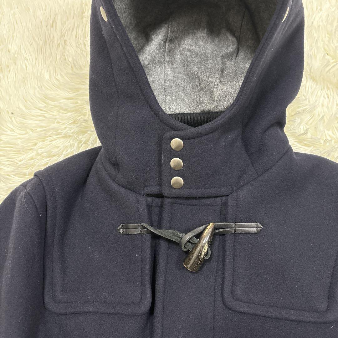 美品✨SCYE BASICS ダッフルコート　ロング　水牛トグル　カシミヤ　紺
