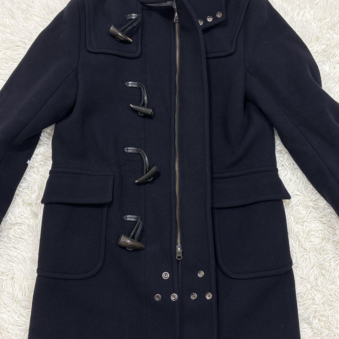 美品✨SCYE BASICS ダッフルコート　ロング　水牛トグル　カシミヤ　紺