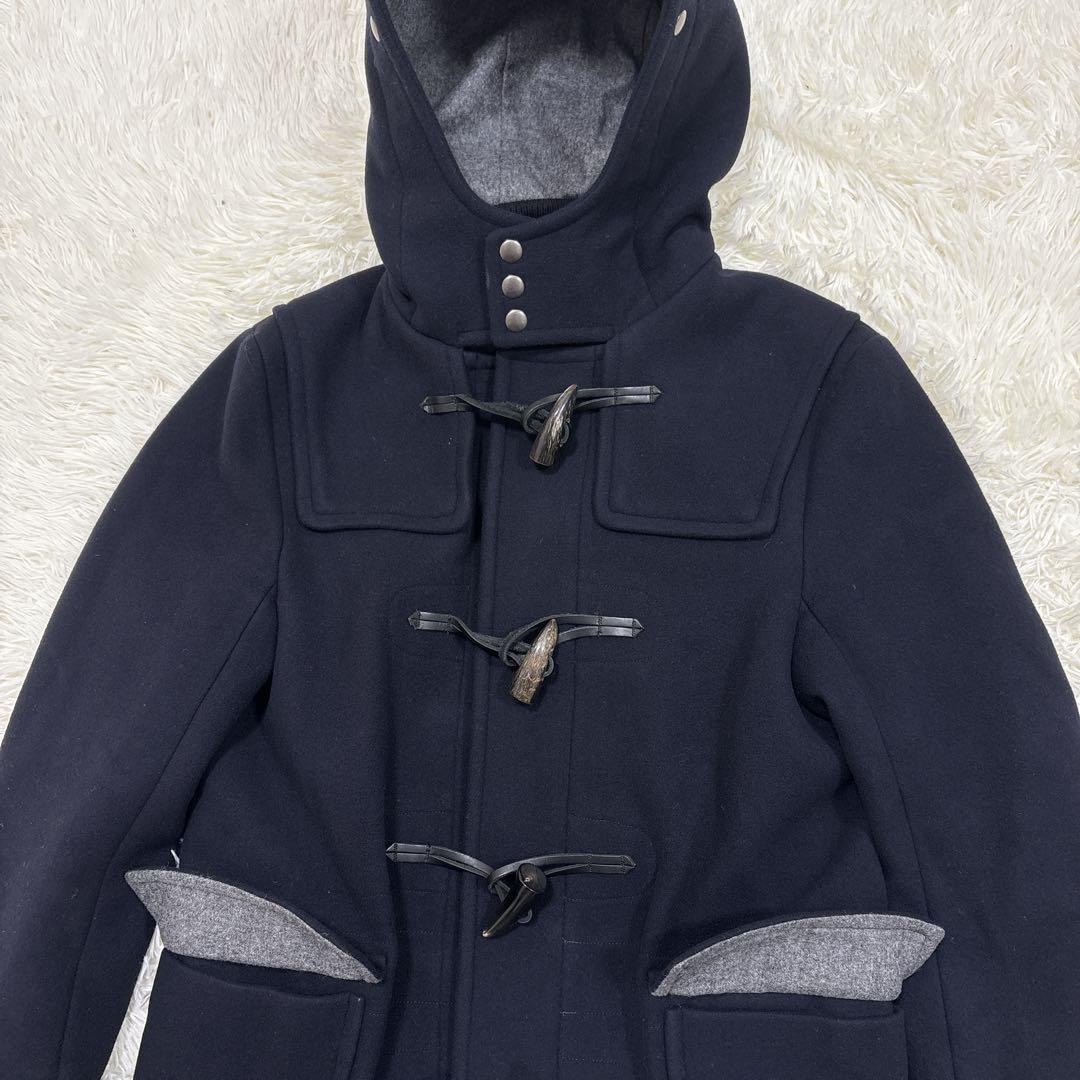 美品✨SCYE BASICS ダッフルコート　ロング　水牛トグル　カシミヤ　紺