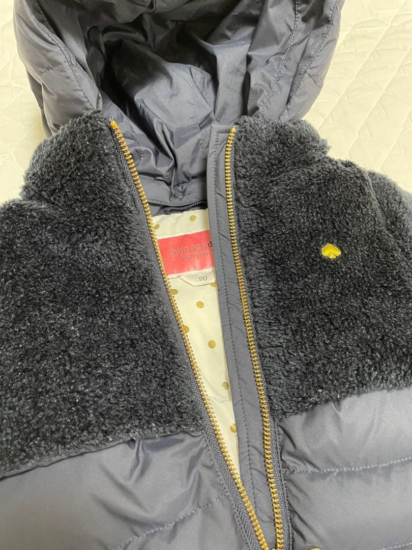 ★再値下げ！★ケイトスペード　ボア切り替えダウン　90cm