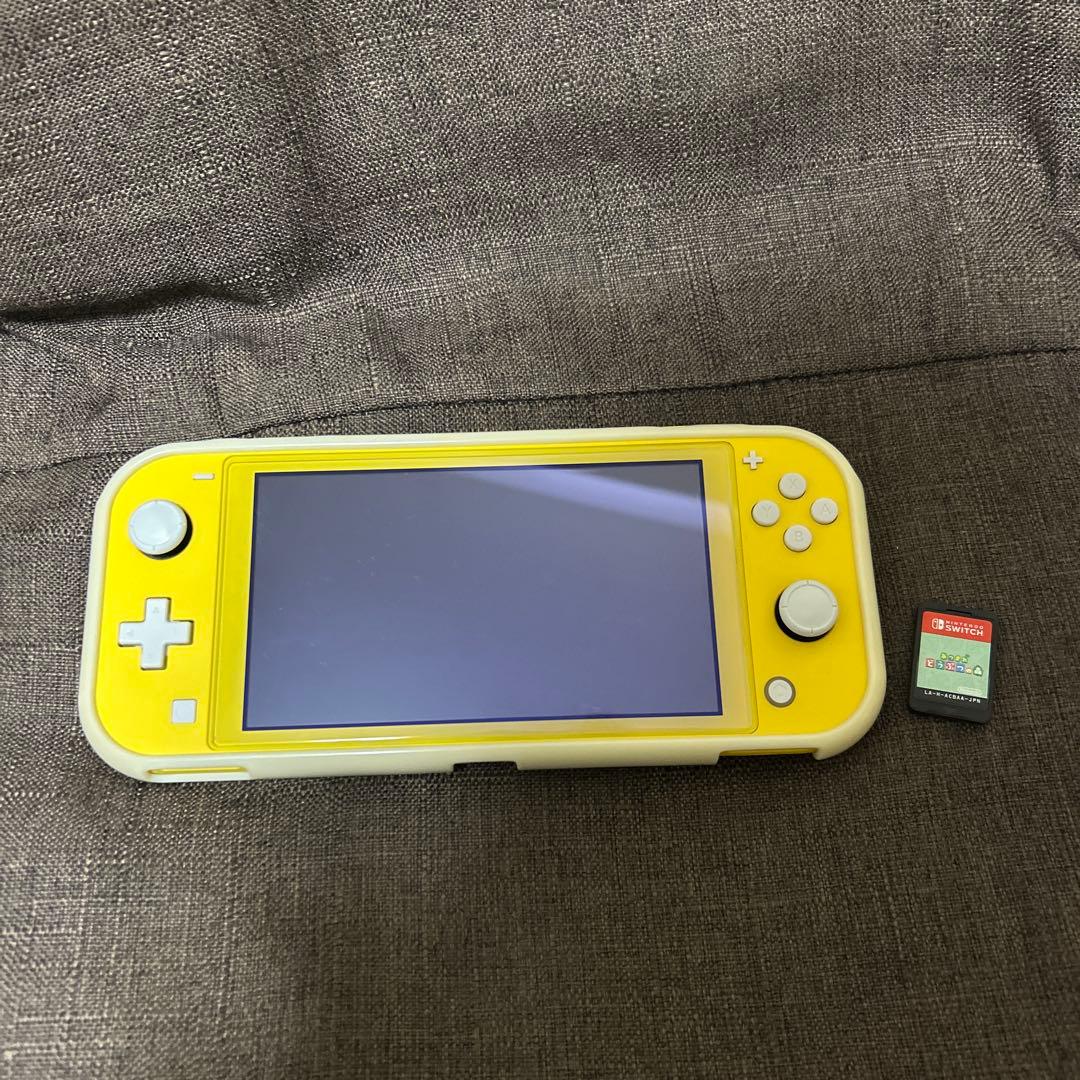 の*よ様 Switch Lite イエロー 充電器 あつまれどうぶつの森ソフト付