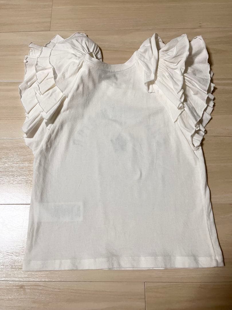 Christian Dior フリル付きTシャツ