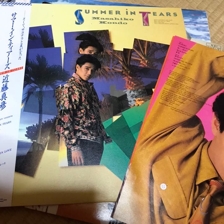 近藤真彦LPアルバムレコード9枚セット 年代物