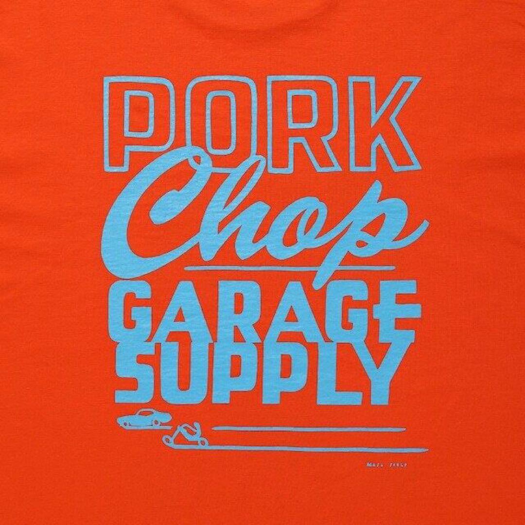 PORKCHOP GARAGE SUPPLY 長袖Tシャツ オレンジ