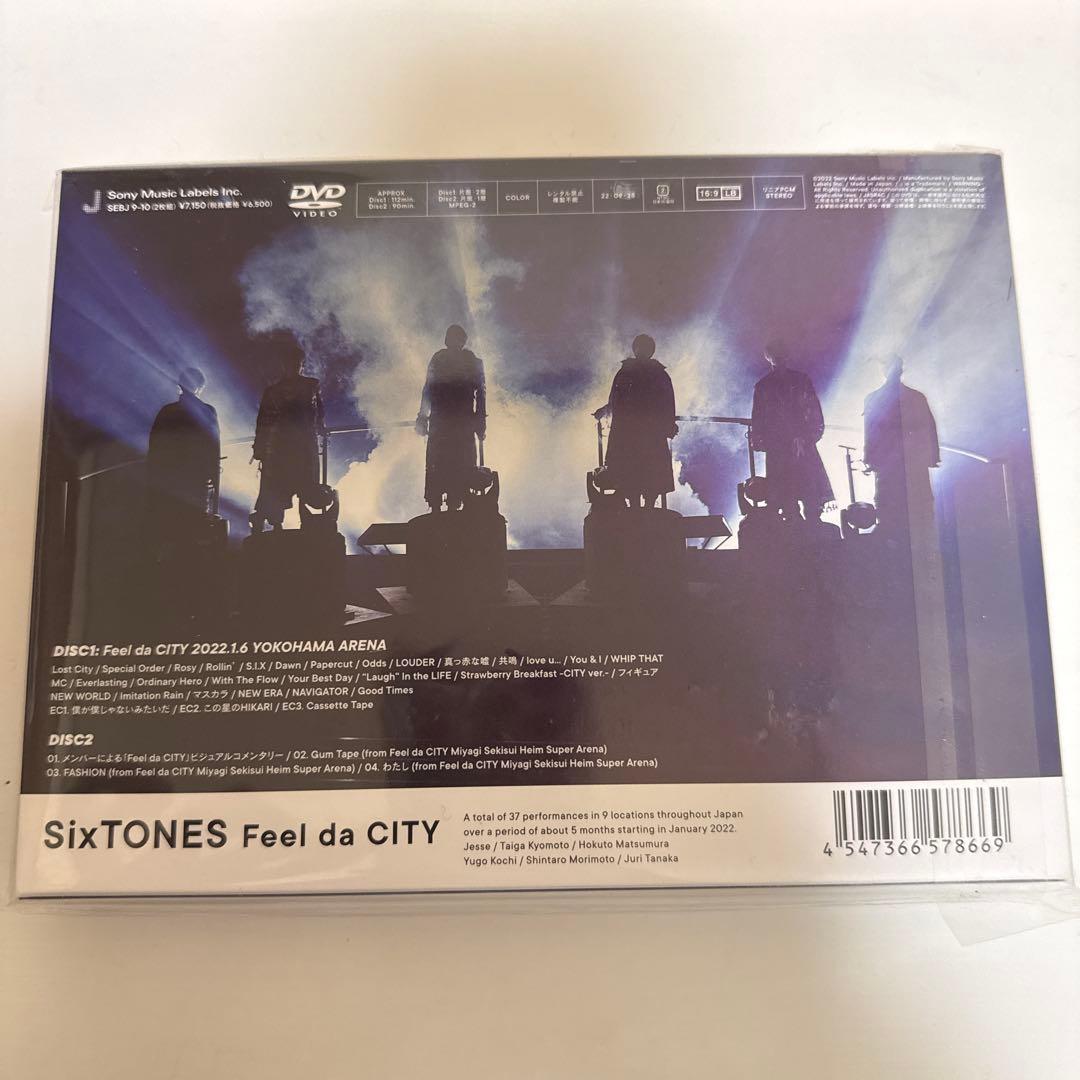 SixTONES Feel da CITY 初回盤DVD