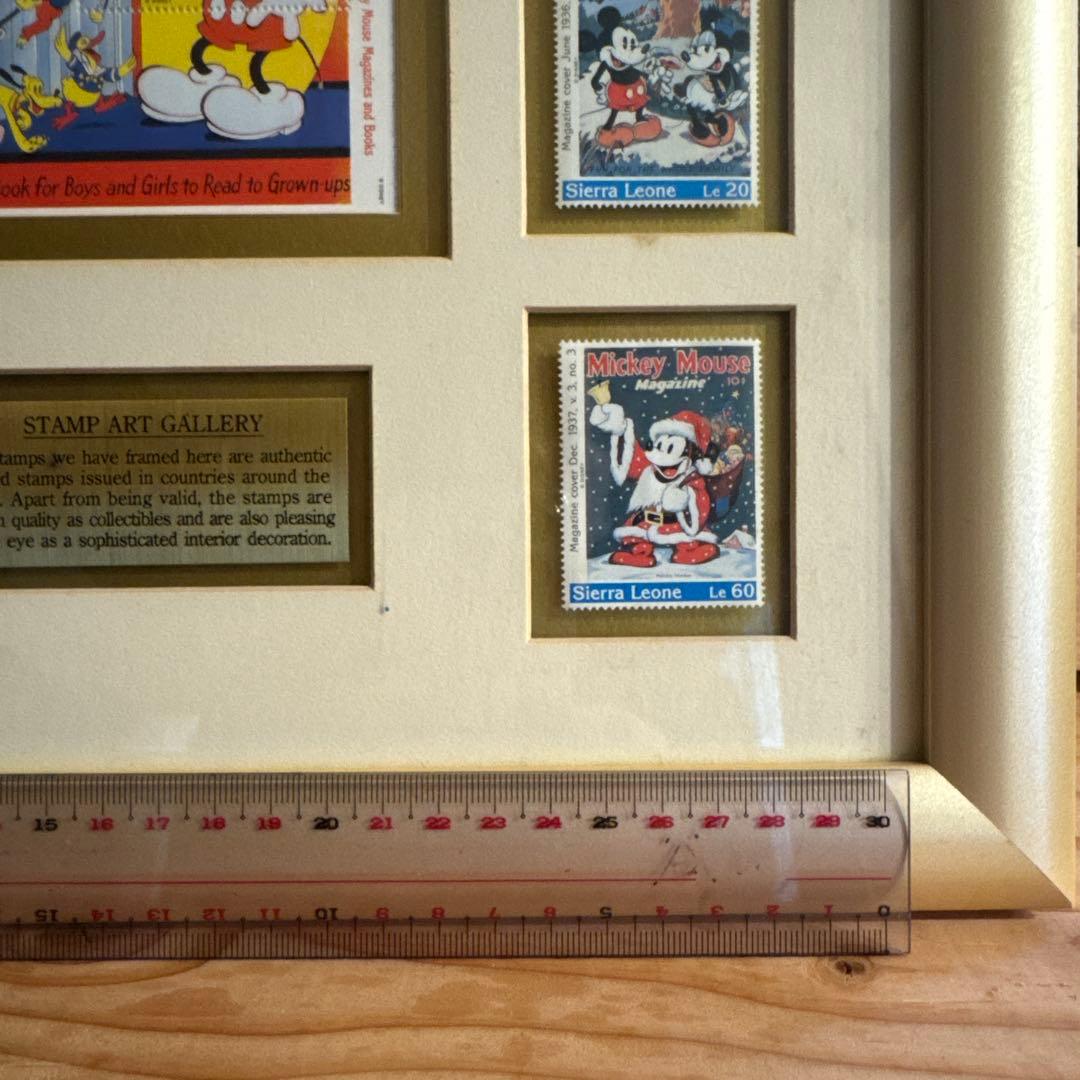 WDW ディズニー　切手　額装
