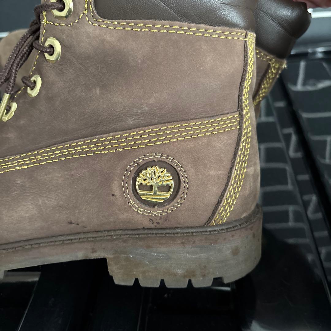 Timberland ブラウン ワークブーツ 23.5cm