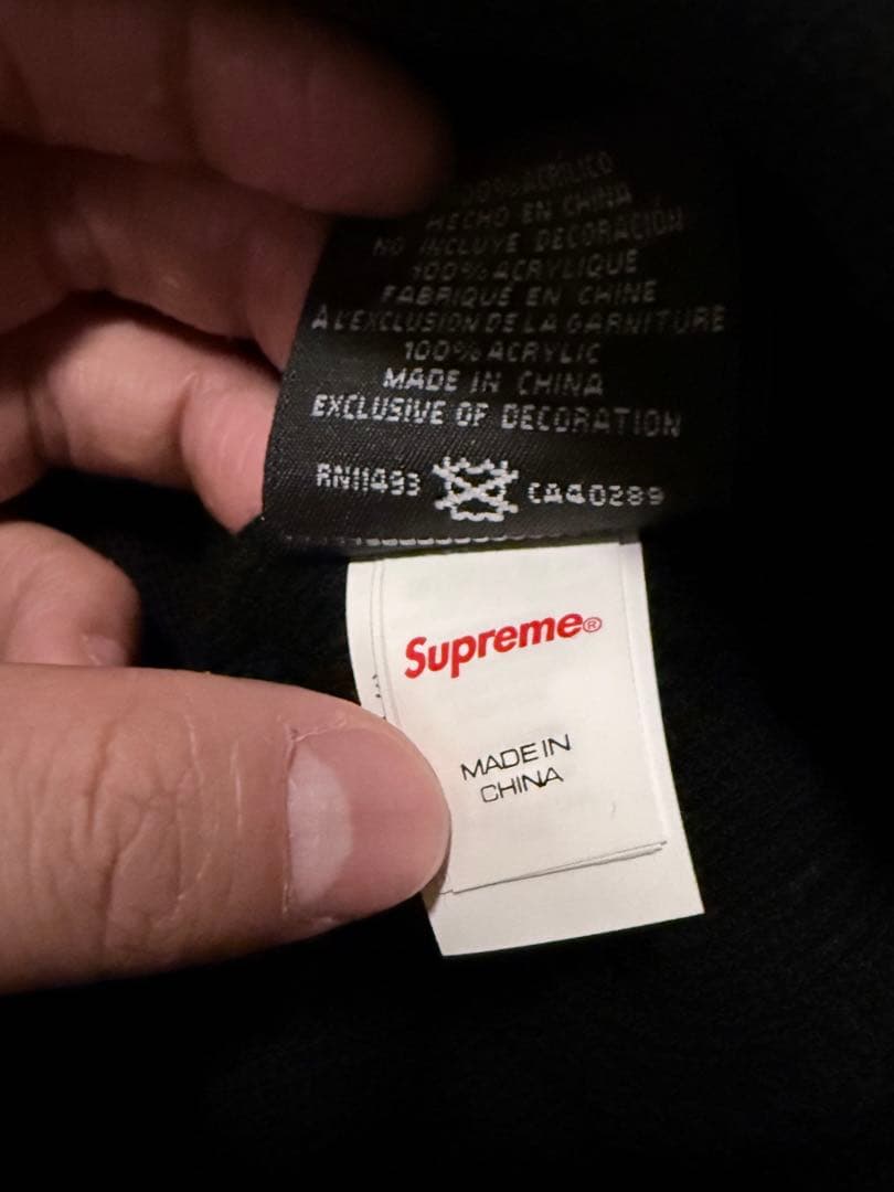 S*h様 Supreme x new era box logo beanie b