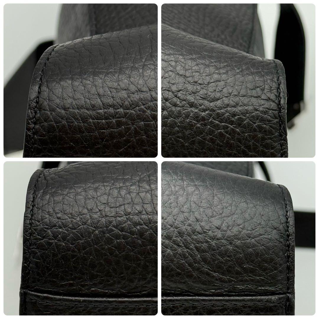 【極美品】干場義雅モデル ペッレモルビダ ボストンバッグ シュリンクレザー L