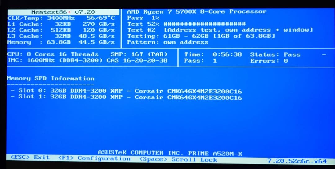 Corsair LPX DDR4 3200 32GB ×2 64GB 動作確認済