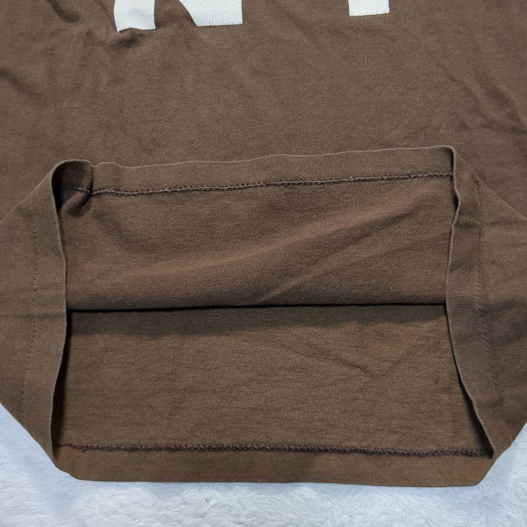 ✨90s！USA製！紺タグ✨old STUSSY NO4 短丈Tシャツ S 茶