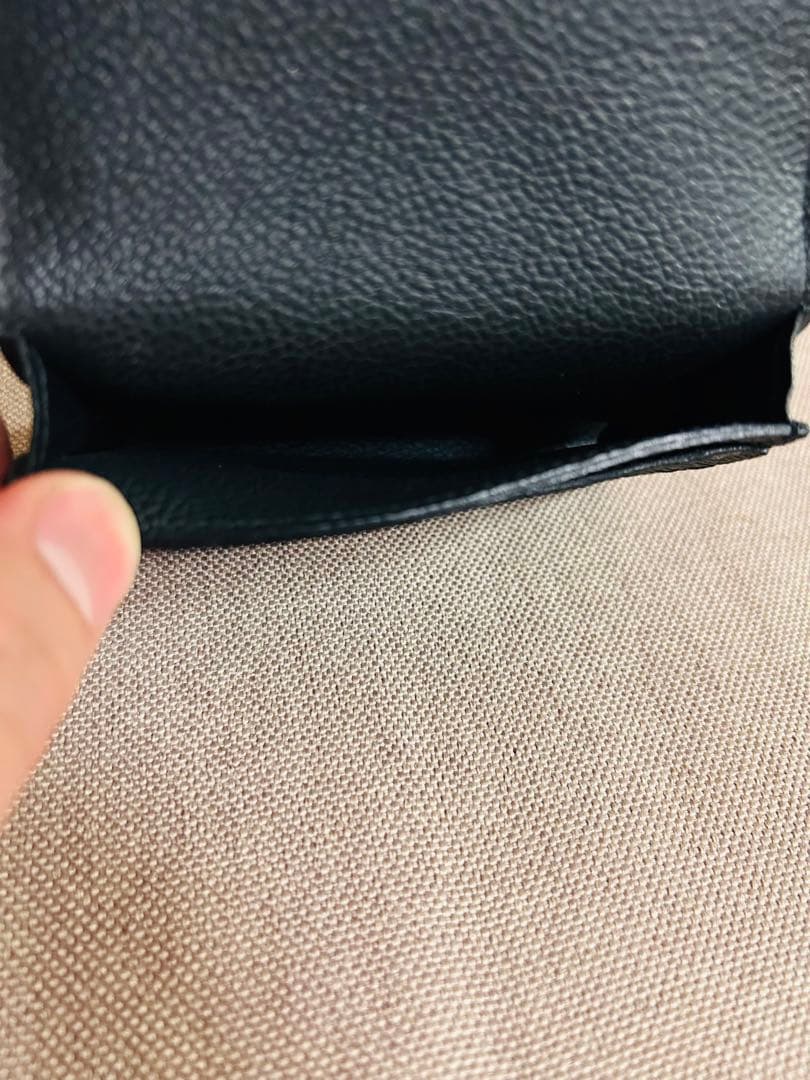 ほぼ未使用 ルイヴィトン アンプラント 名刺入れ カード入れ 黒