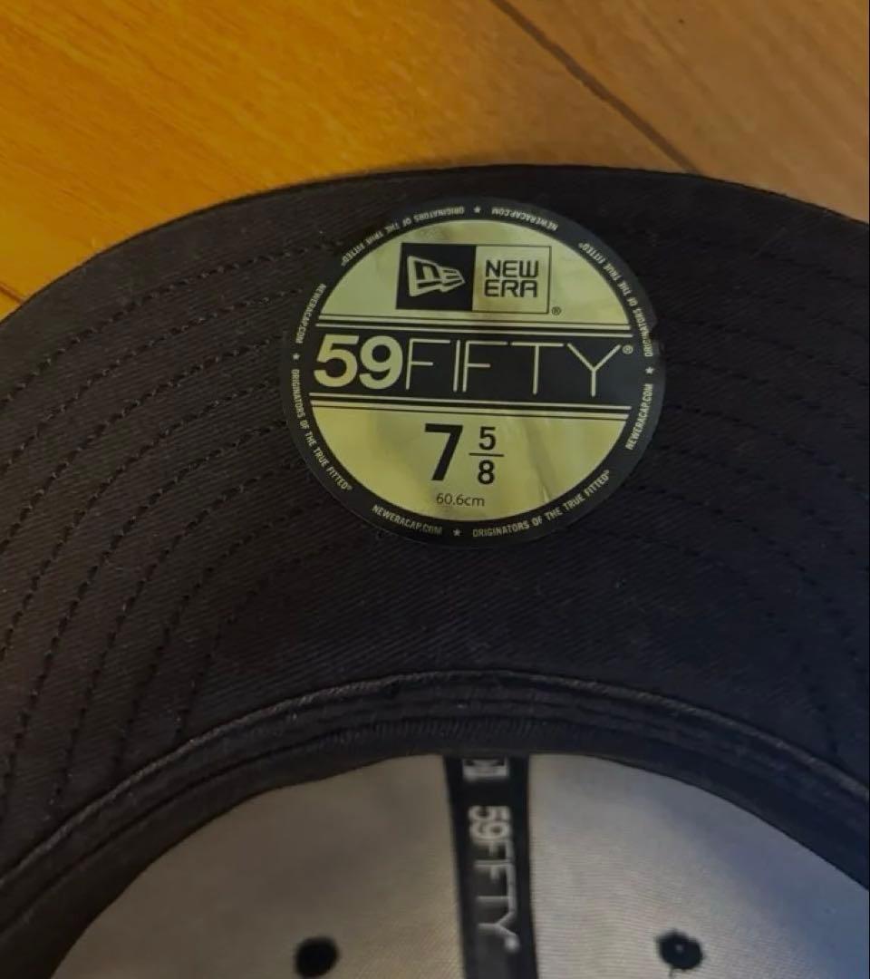 mastermind JAPAN 59FIFTY キャップ 黒 7 5/8