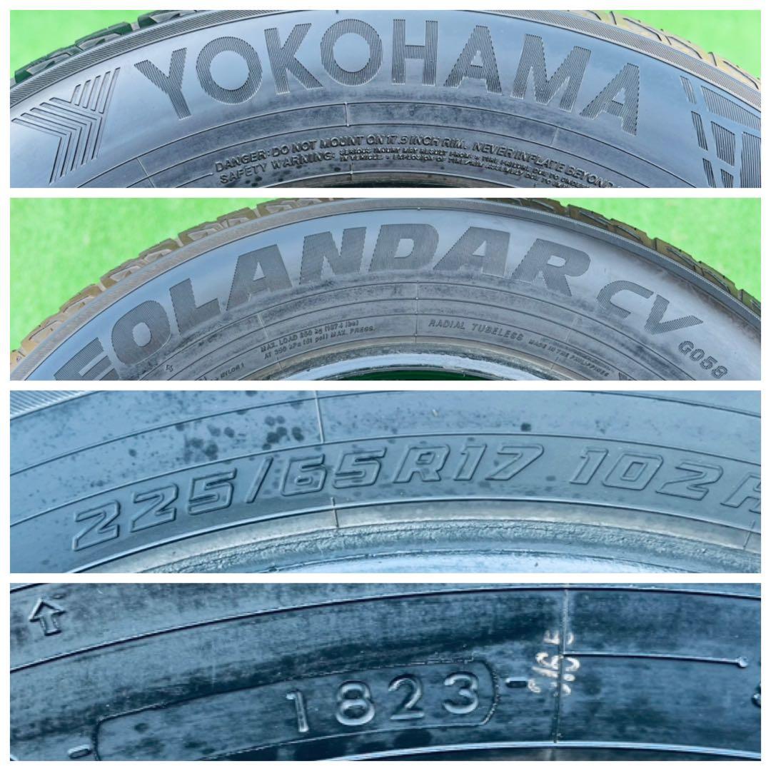 225/65R17YOKOHAMA GOLANDAR CV GO 58,23年