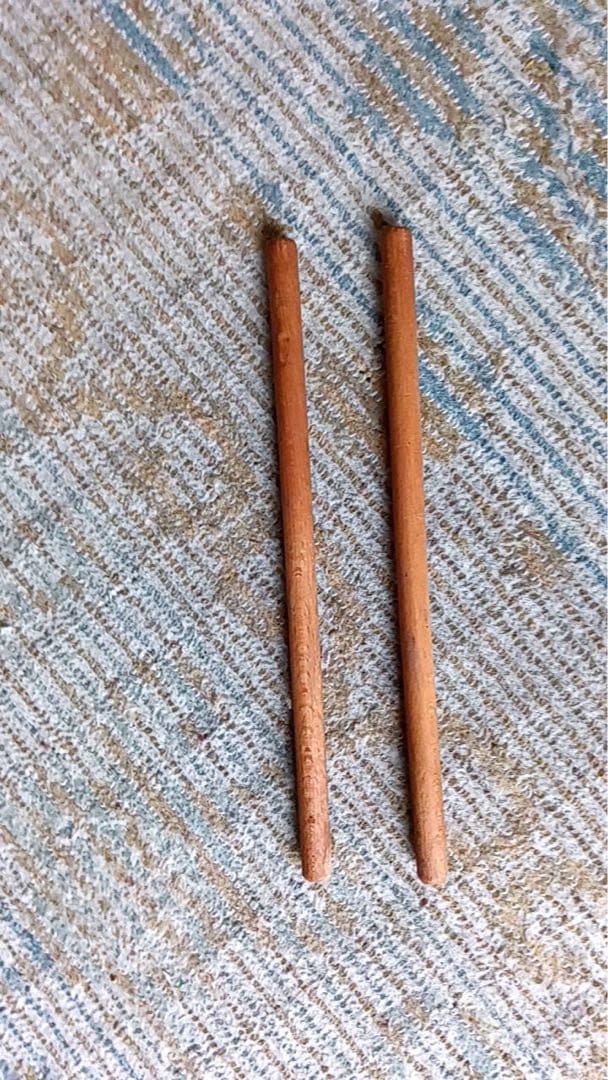小型 木製 和太鼓 バチ付き