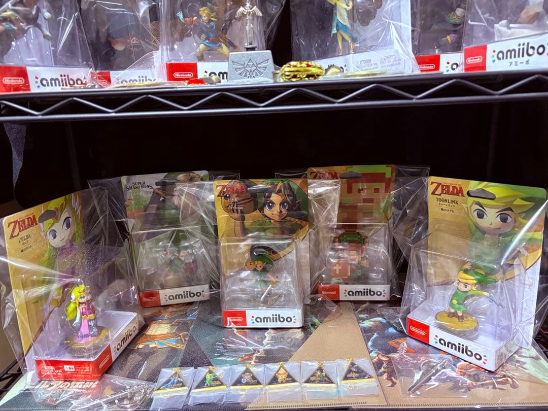 UVカット保護　ゼルダの伝説 amiibo フィギュア　グッズ　まとめ売り