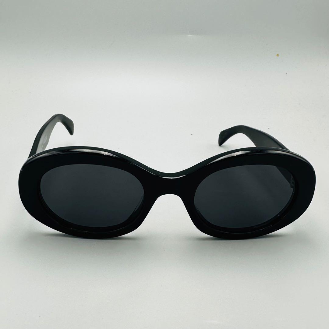 CELINE セリーヌトリオンフ オーバルサングラス CL40194U ブラック