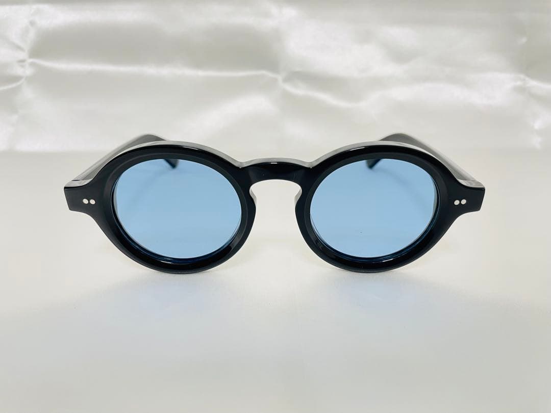徳*井様 MOSCOT FOYGEL 黒縁 カラーレンズサングラス★モスコット