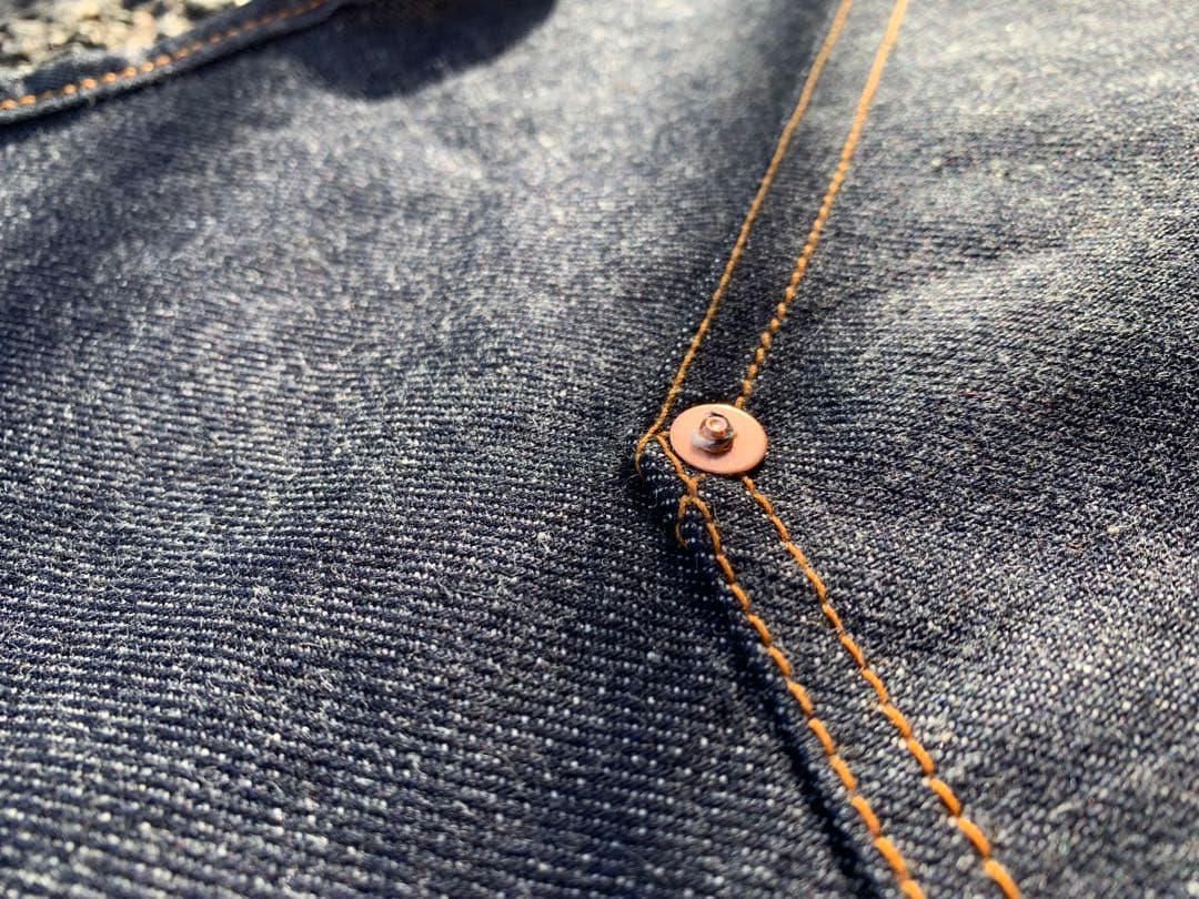 ヴィンテージハンティングベスト50-60s、ハンドメイドデニムベスト、日本製。