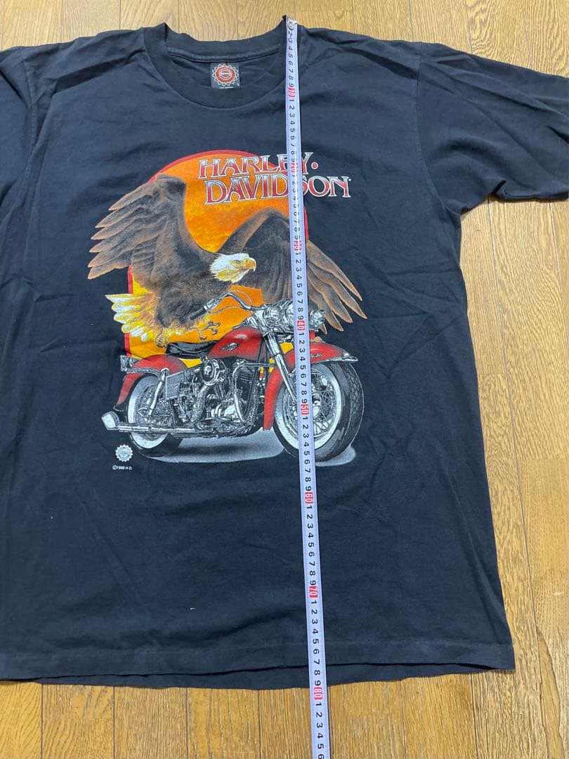 よ*ー様 Harley Davidson ビッグロゴ 90s tシャツ