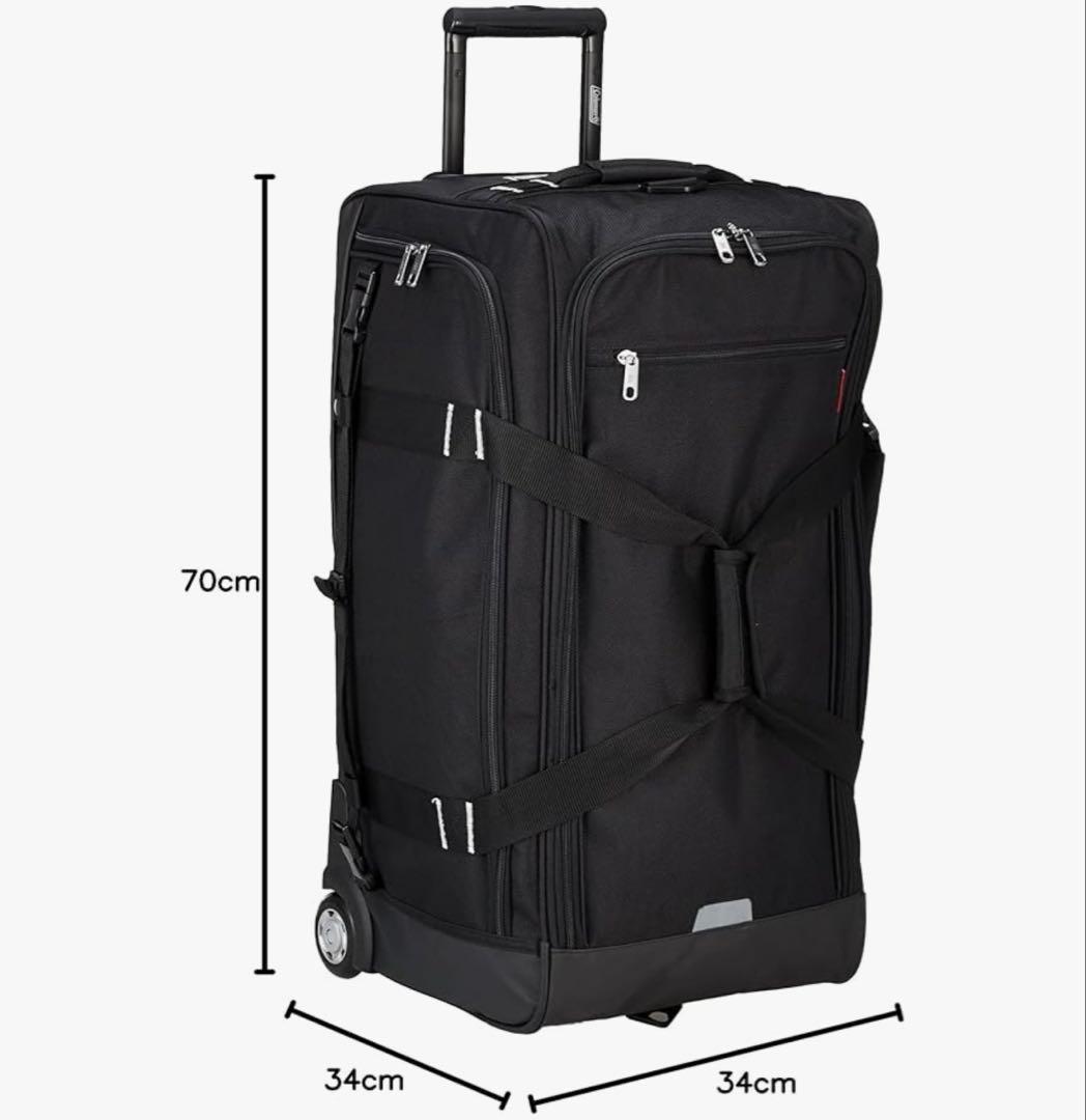 Coleman ブラック ボストンキャリー 77L
