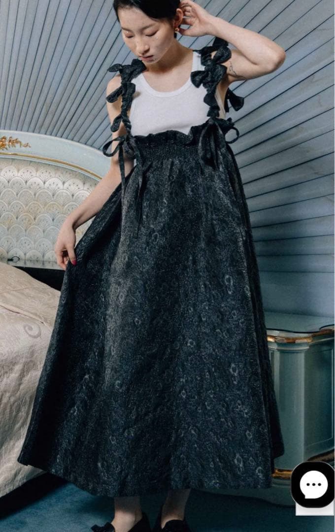bibiy MIMI RIBBON SKIRT リボンスカート