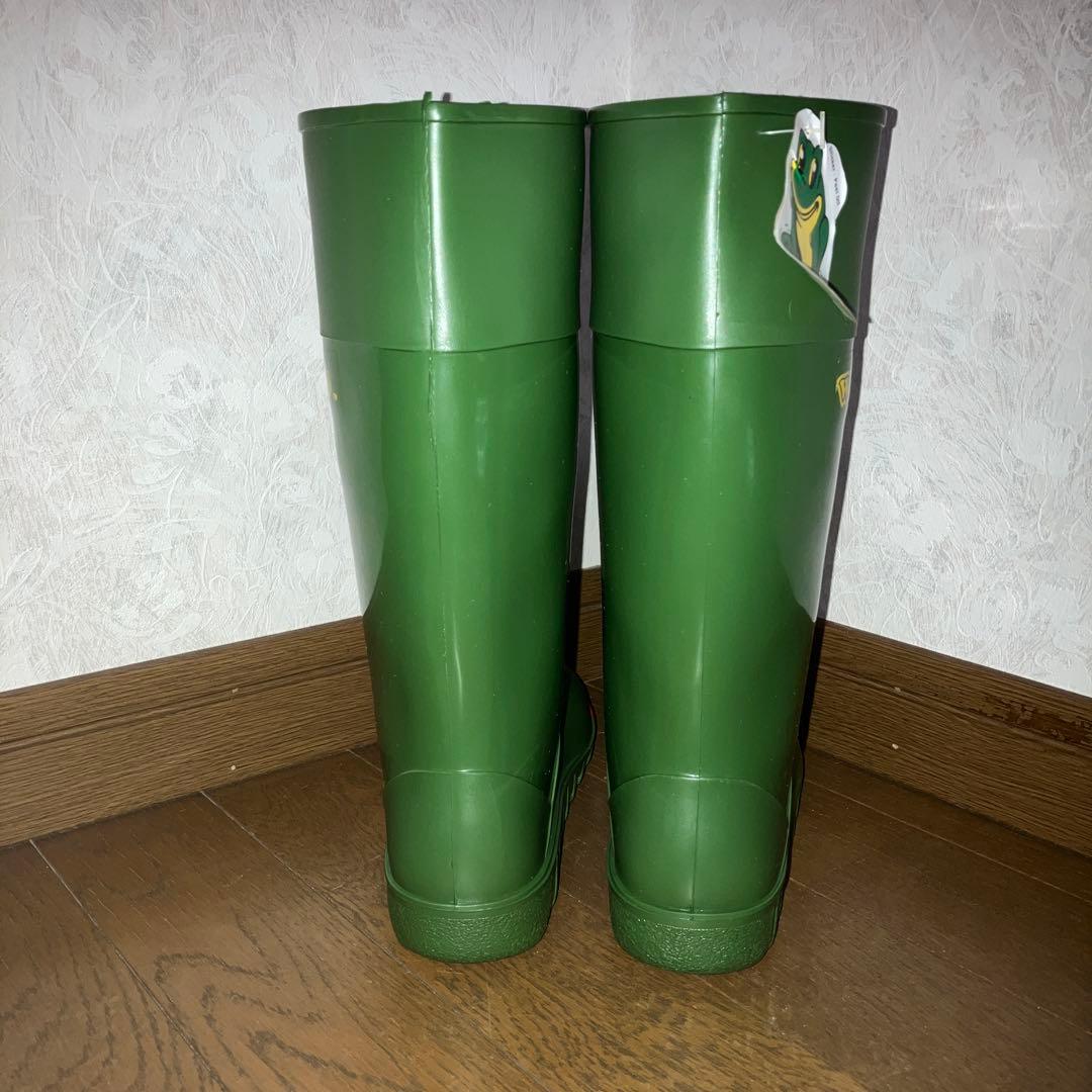 新品 Wellipets ウェリペッツ 廃盤 カエル レインブーツ 21.5cm