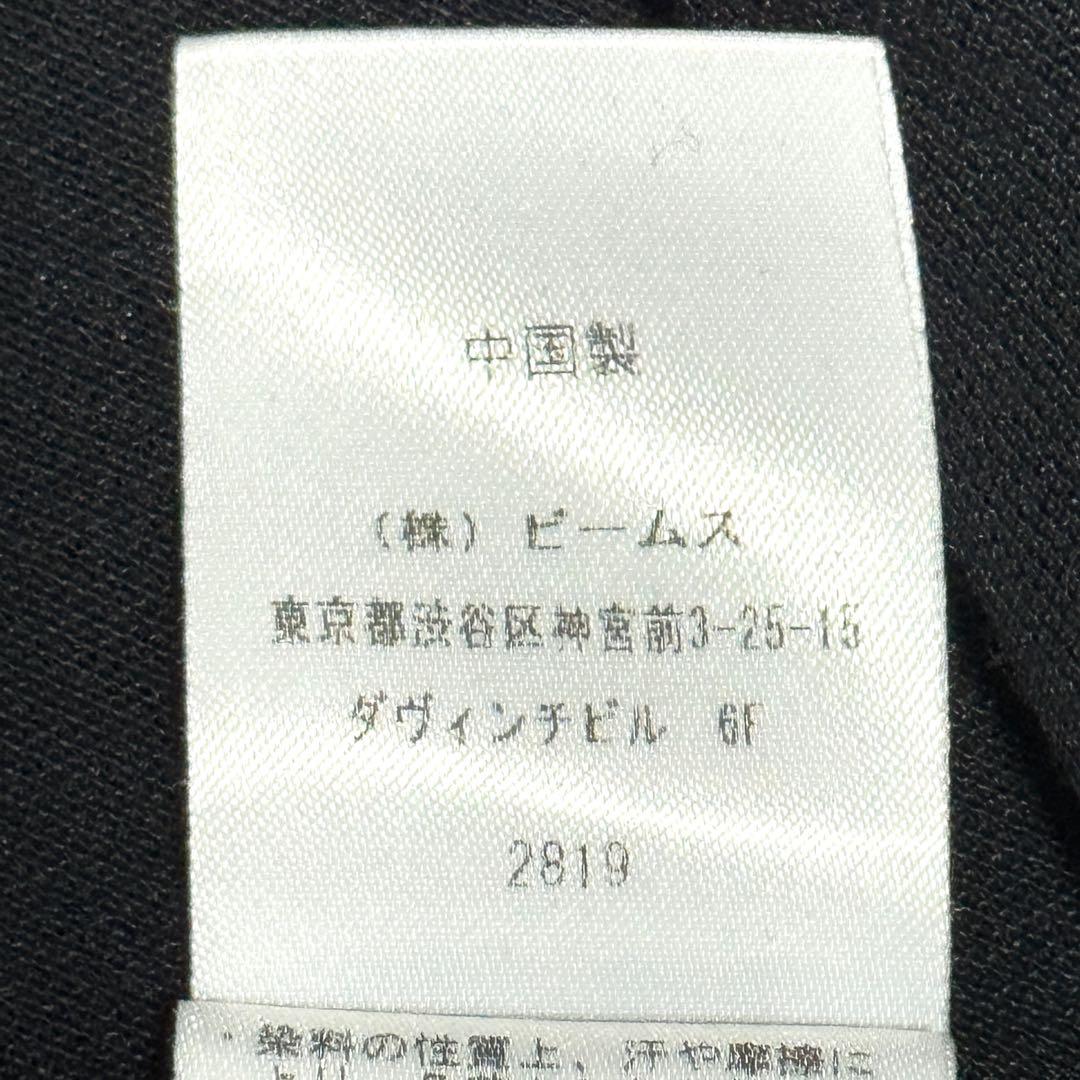 TKBさん専用良好 ビームスゴルフ 七分袖ポロシャツ ブラック橙 配色 刺繍ロゴ