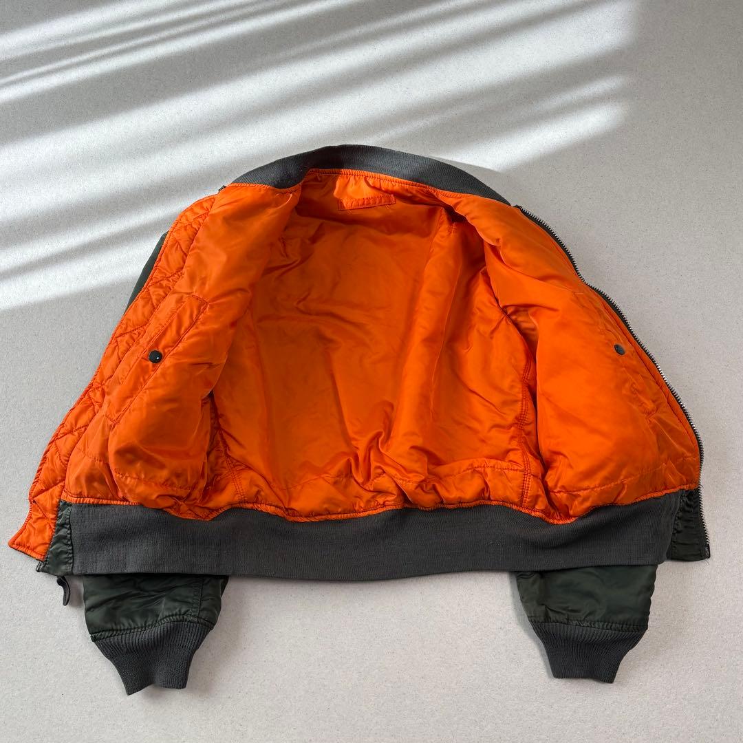 USA製 ALPHA INDUSTRIES ma-1 M 90s 短丈