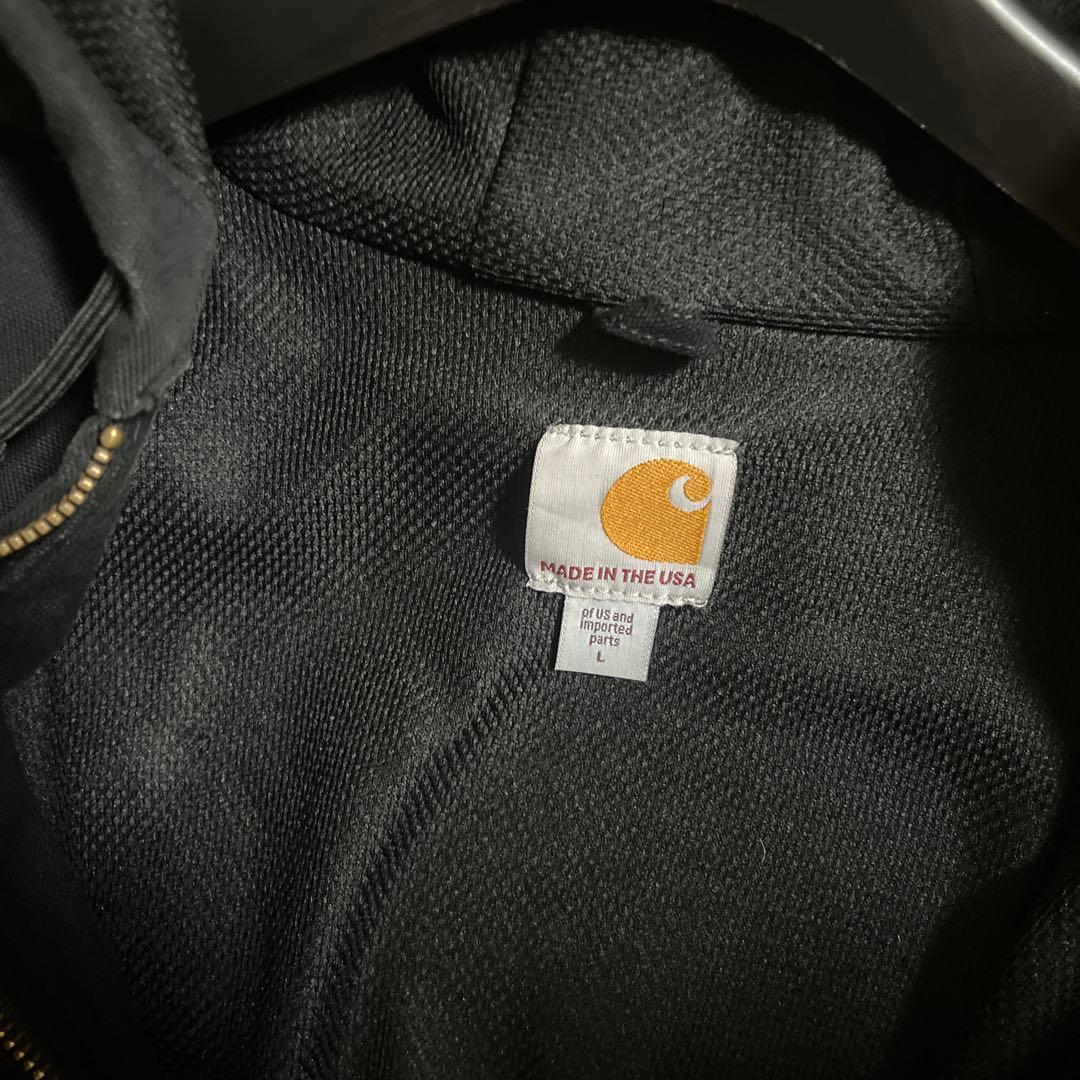 Carhartt ブラック アクティブジャケット LサイズUSA製