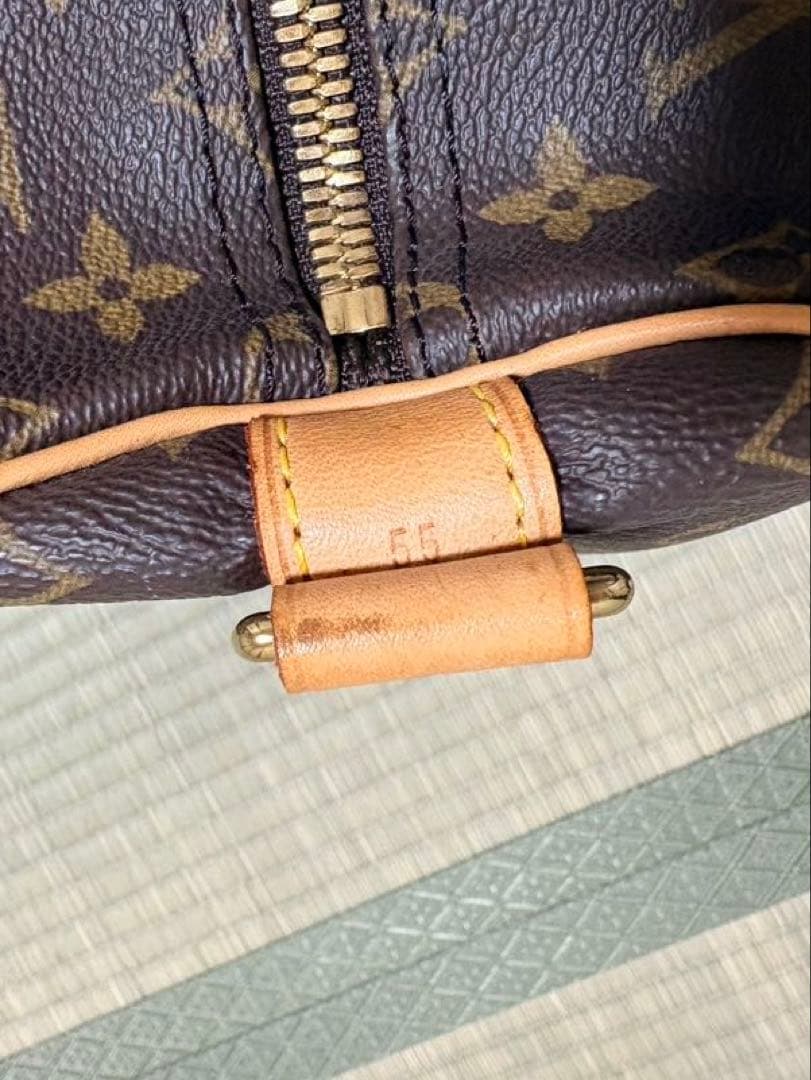 【美品】　Louis Vuitton ヴィトン キーポル55バンドリエール
