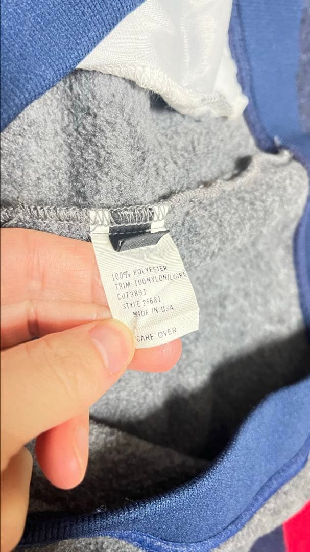 Patagonia フリースパンツ USA製 グレー シンチラ　80s 90s