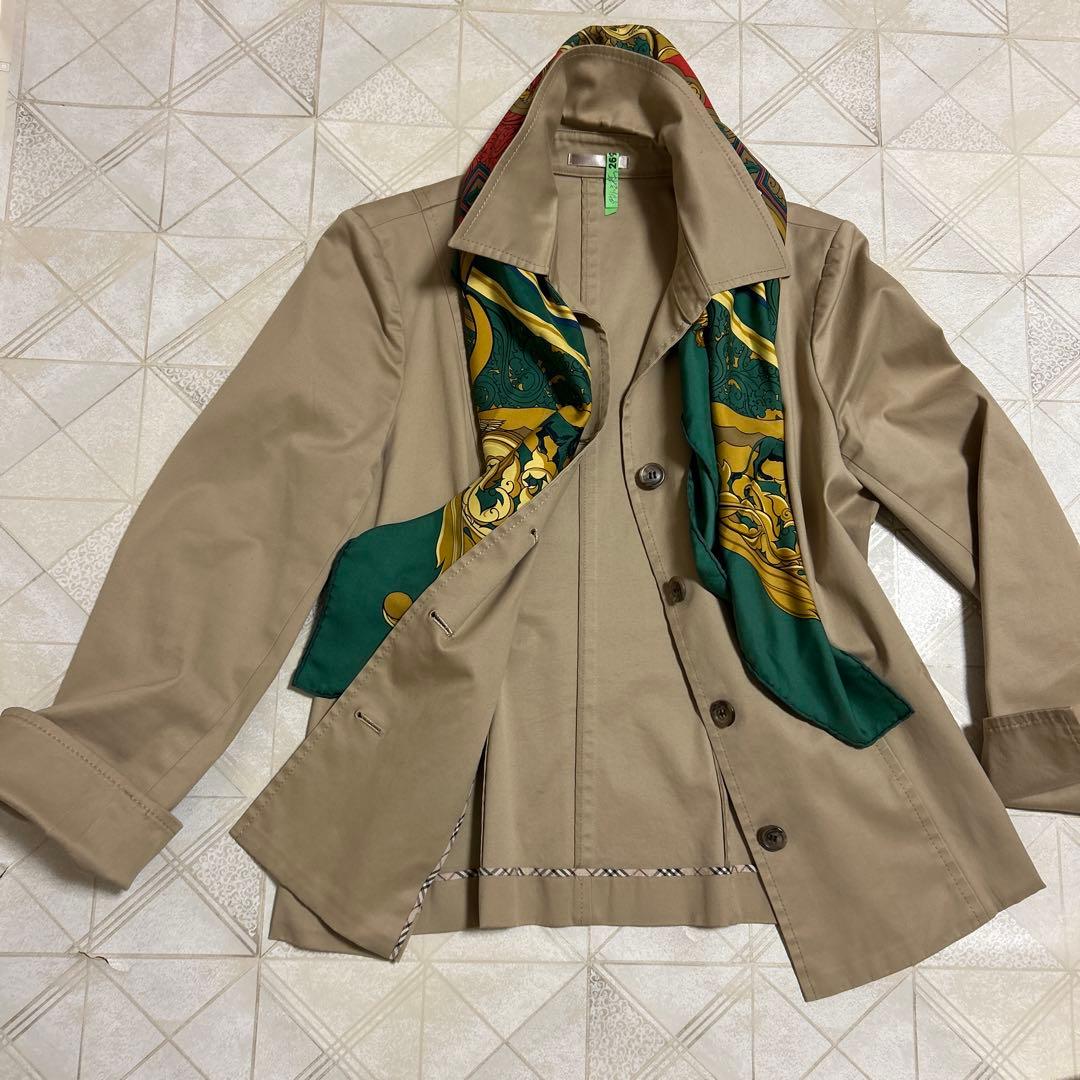 【美品】Burberryベージュスプリングジャケットサイズ42