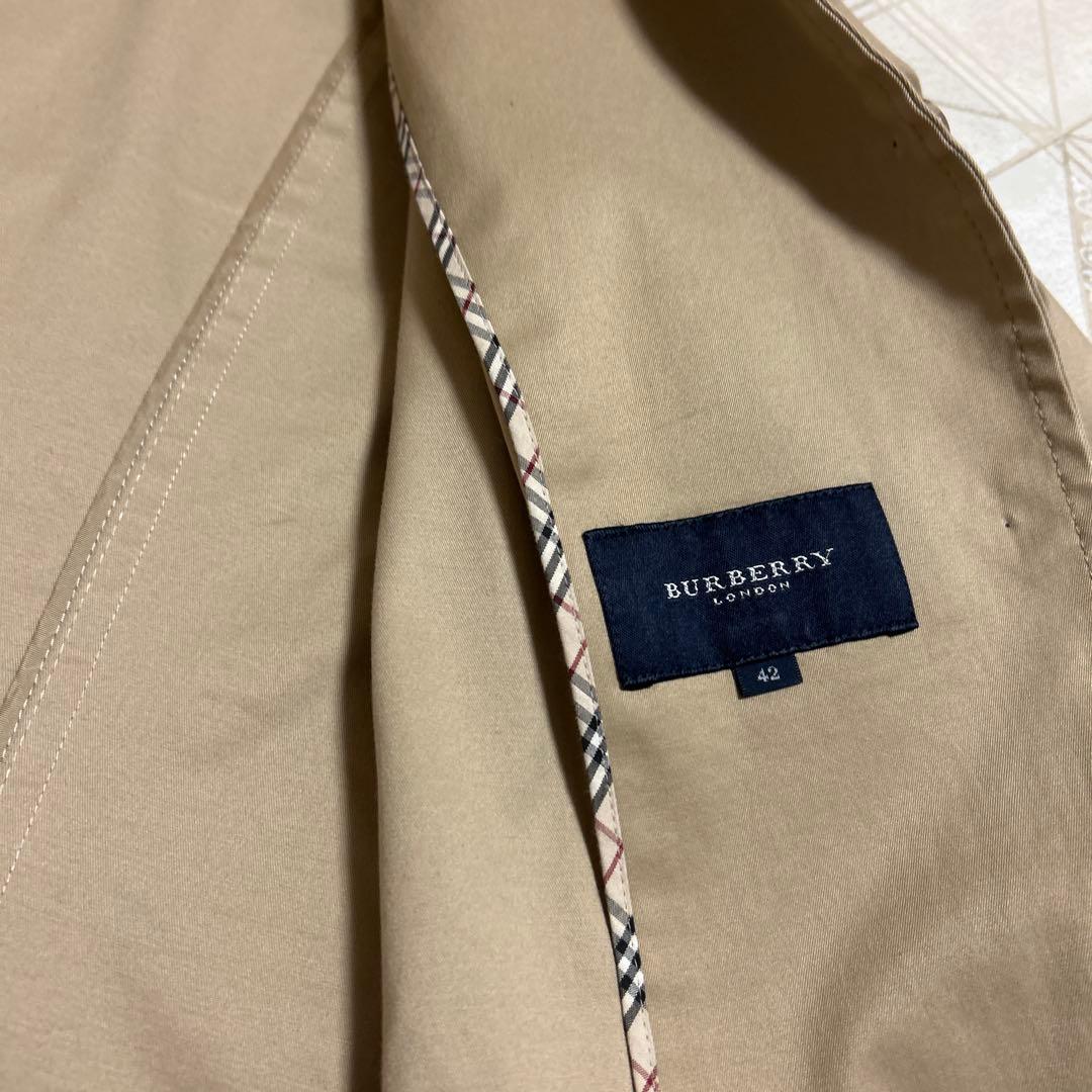 【美品】Burberryベージュスプリングジャケットサイズ42
