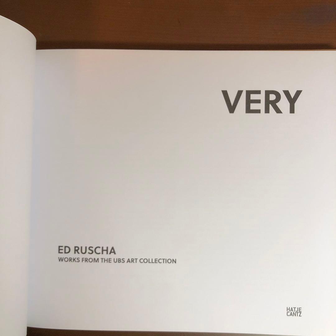 エド・ルシェ Ed Ruscha: VERY (洋書)