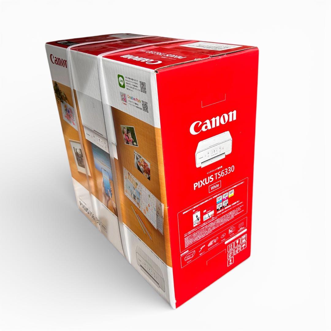 新品⭐︎Canon TS6330 ホワイト インクジェットプリンター