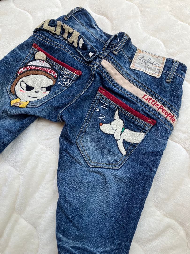 LOLITA JEANS　奈良美智　ジーパン　デニム　刺繍