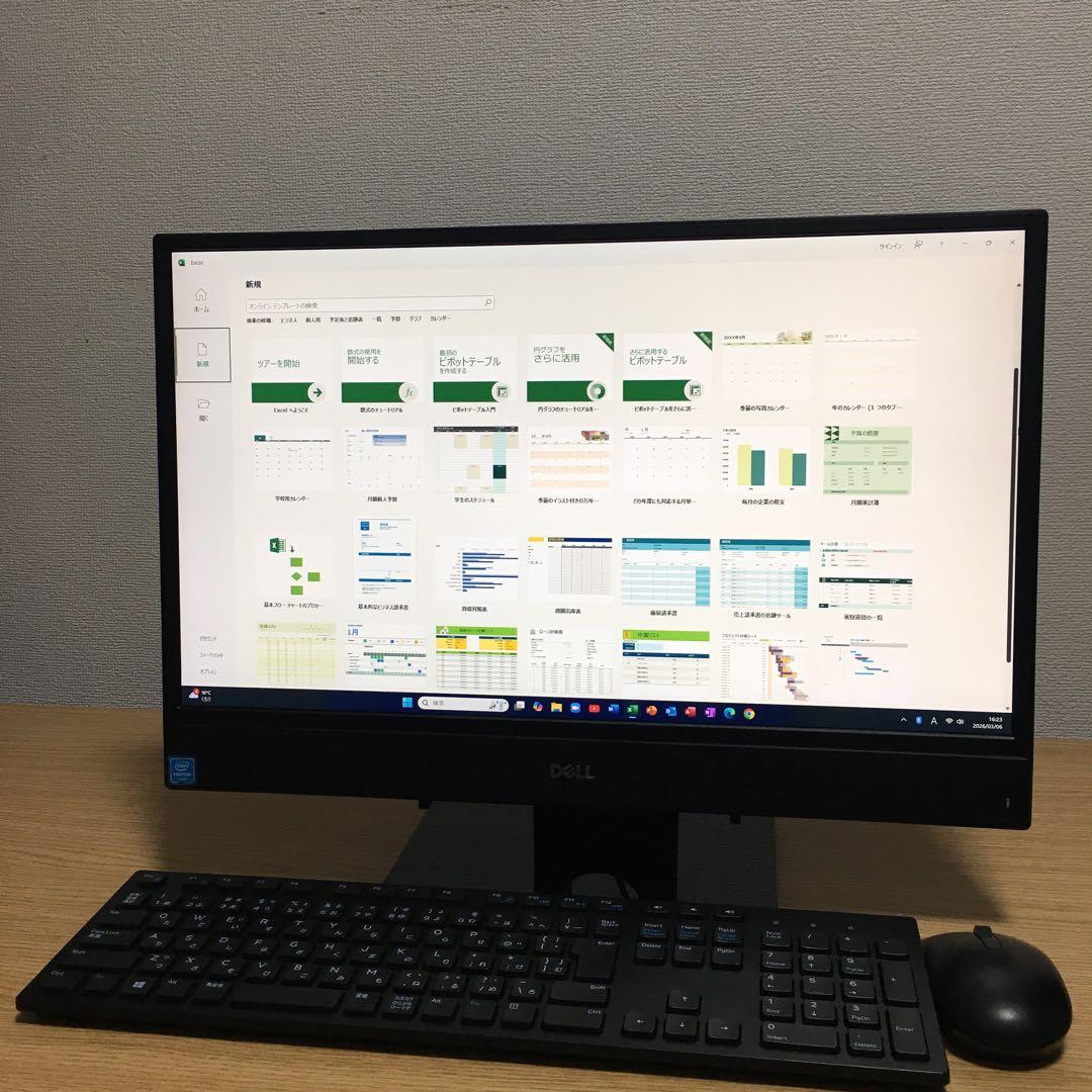 DELL inspiron Win11 8Gメモリ SSD512G 21.5'