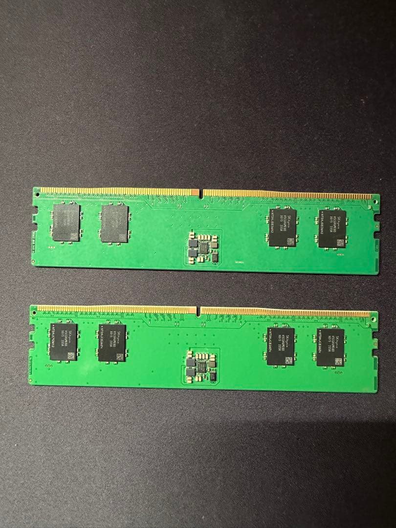 SK hynixDDR5-4800 16GB 8GB × 2 デスクトップメモリ