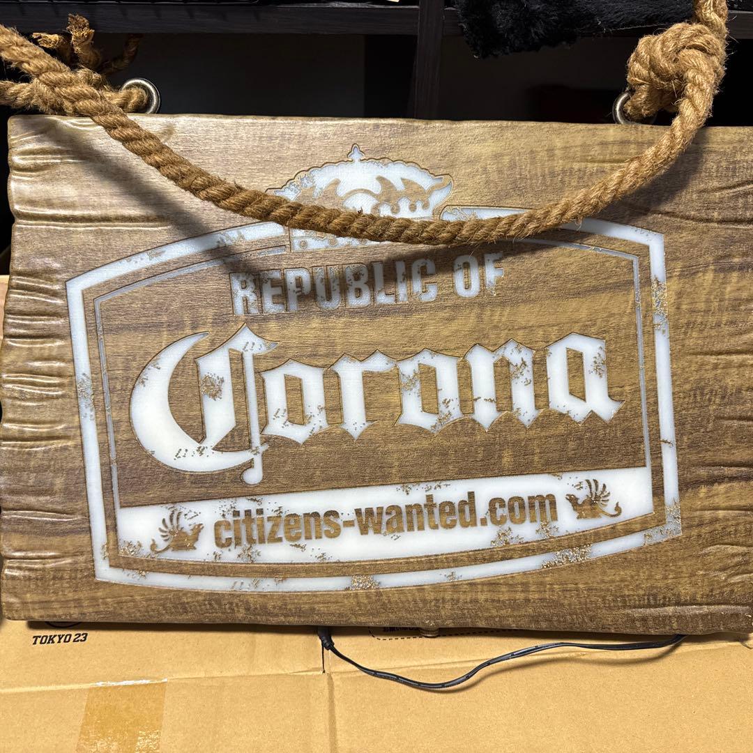CORONA コロナ 看板 ライト ネオン
