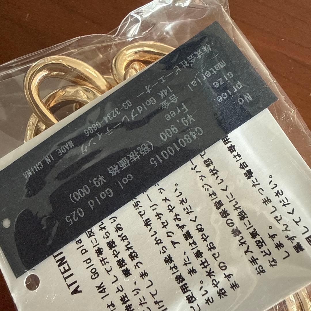 【新品】DEMIU nothingandothersドロップリングチェーン